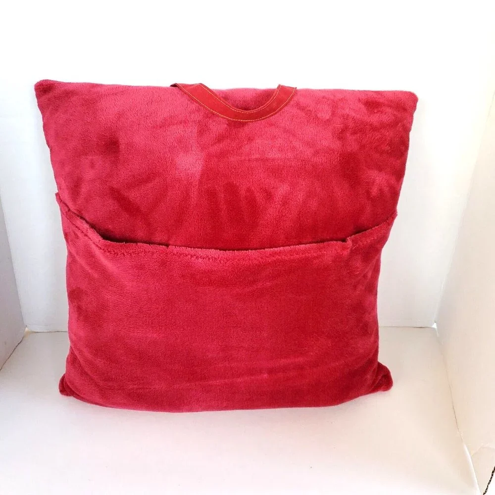 Books Turn Muggles into Wizards Throw Pillow Book Pocket 16”x16” HP 